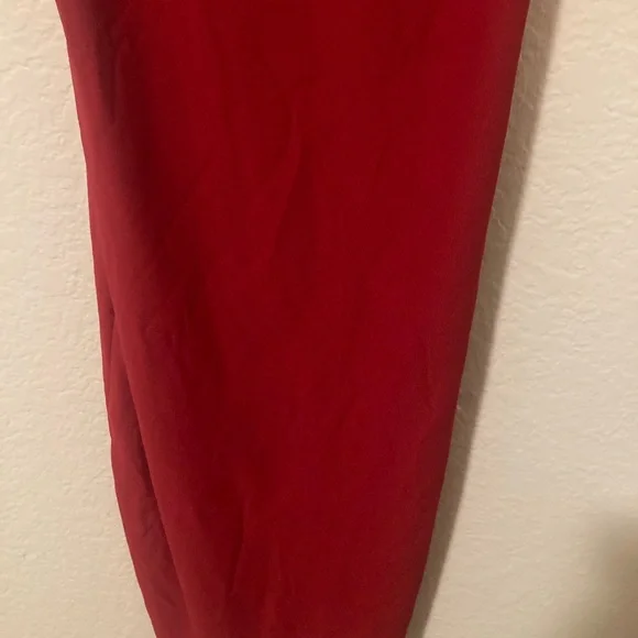 Mind Code Strapless Red Dress - Picture 4 of 4